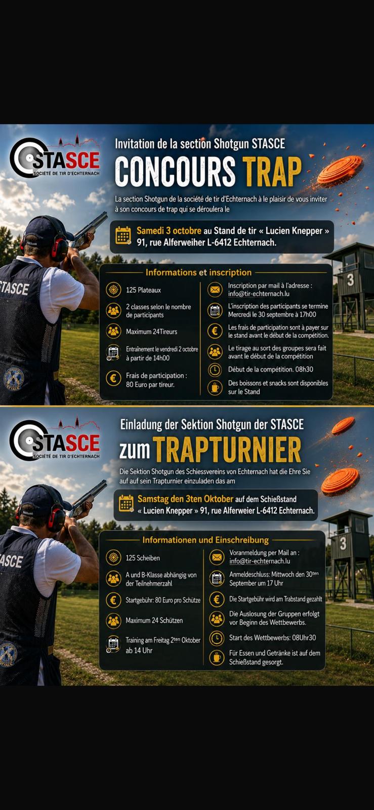 2026 Concours Trap STASCE